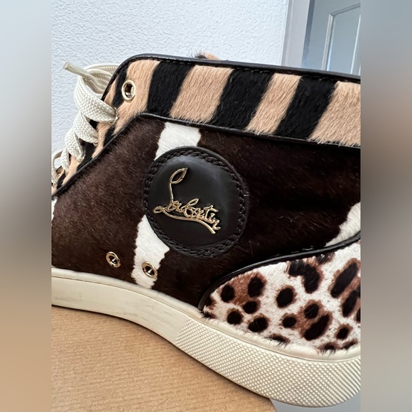 Christian Louboutin Rantus Orlato High Top Flat Shoes 🐯 - Picture 8 of 10